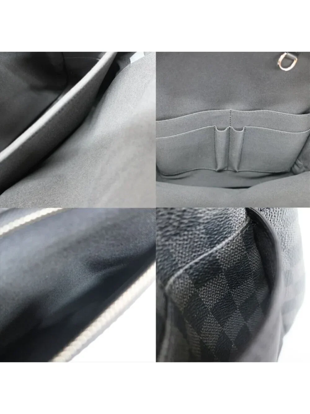 Louis Vuitton Ten Michael Backpack Damier Graphite Black Silver